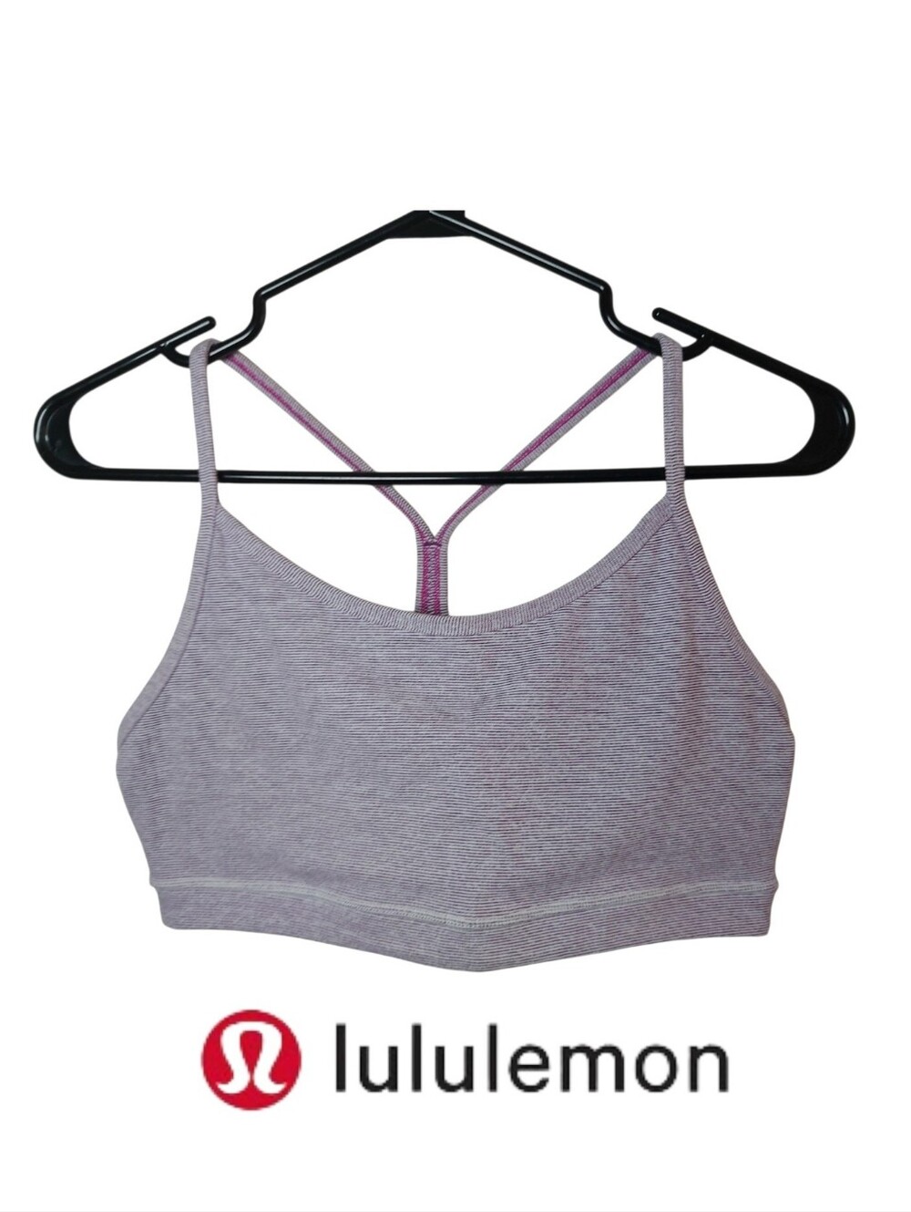 Lululemon Power Y Athletic Purple Sports Bra